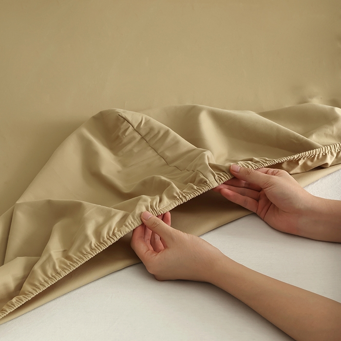 91家纺网 家纺一手货源 找家纺 轩和家居 2024新款50S长绒棉磨毛单床笠 田园风光