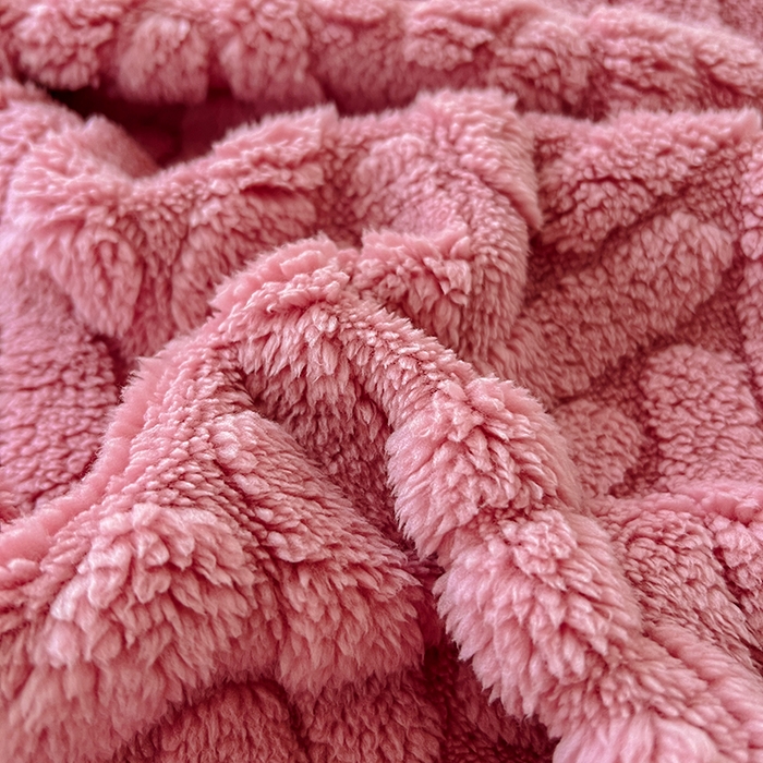 91家纺网 家纺一手货源 找家纺 锦润家纺 2024新款双面塔芙绒枕套一对 塔芙绒-豆沙