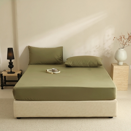 91家纺网 家纺一手货源 找家纺 （总）轩和家居 2024新款50S长绒棉磨毛单床笠