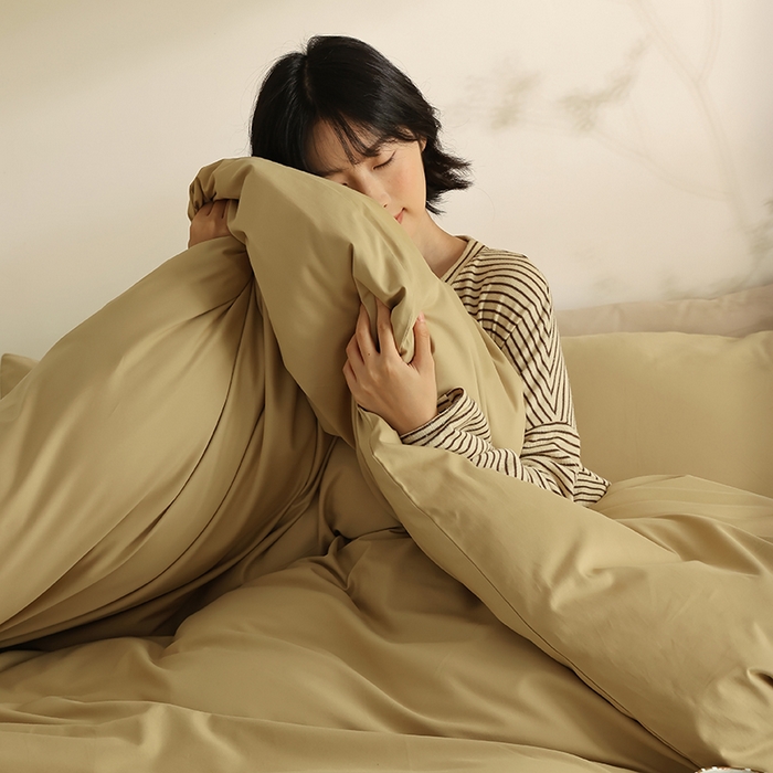 91家纺网 家纺一手货源 找家纺 轩和家居 2024新款50S长绒棉磨毛单被套 田园风光