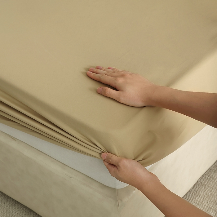 91家纺网 家纺一手货源 找家纺 轩和家居 2024新款50S长绒棉磨毛单床笠 田园风光