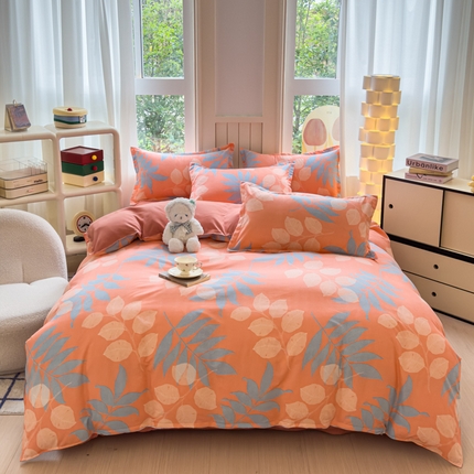 91家纺网 家纺一手货源 找家纺 （总）慕克斯家纺 2024新款植物羊绒印花四件套