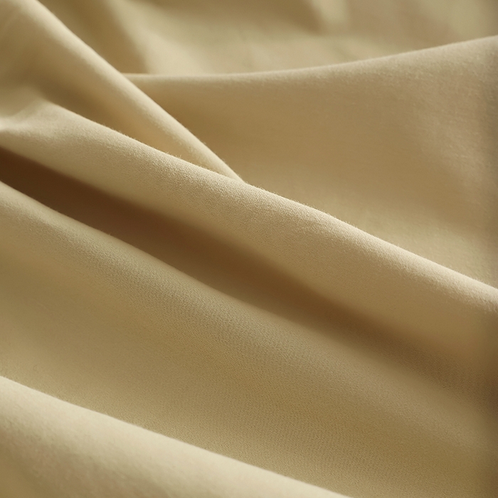 91家纺网 家纺一手货源 找家纺 轩和家居 2024新款50S长绒棉磨毛单床单 透明黄