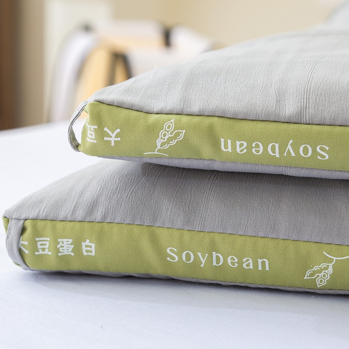 91家纺网 家纺一手货源 找家纺 凯森家纺 2024新款针织水洗棉大豆纤维立体被冬被春秋被 浅灰