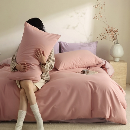 91家纺网 家纺一手货源 找家纺 （总）轩和家居 2024新款50S长绒棉磨毛单被套