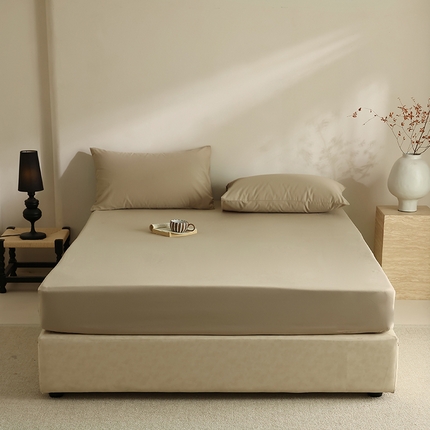 91家纺网 家纺一手货源 找家纺 （总）轩和家居 2024新款50S长绒棉磨毛单床笠