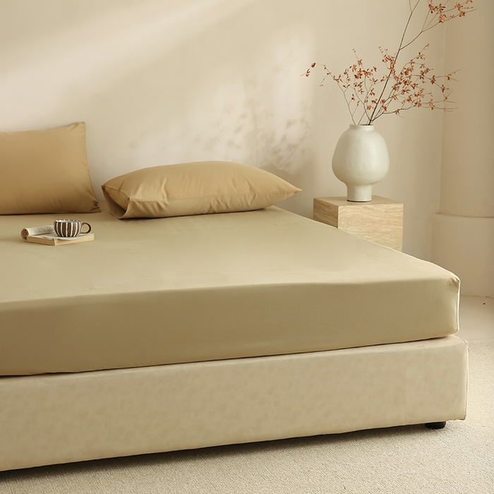 91家纺网 家纺一手货源 找家纺 轩和家居 2024新款50S长绒棉磨毛单床笠 田园风光