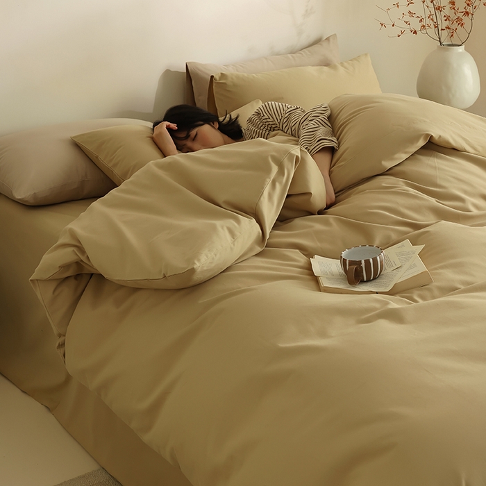 91家纺网 家纺一手货源 找家纺 轩和家居 2024新款50S长绒棉磨毛单被套 田园风光