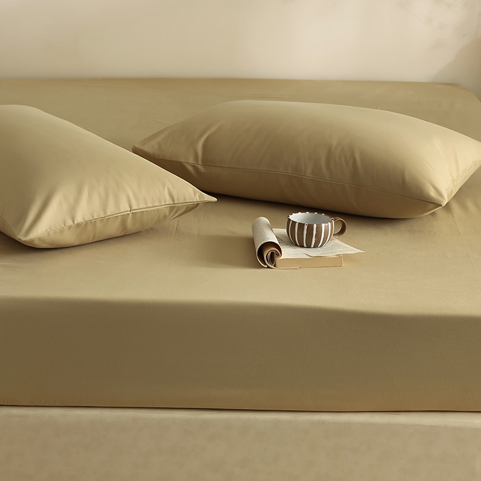 91家纺网 家纺一手货源 找家纺 轩和家居 2024新款50S长绒棉磨毛单枕套 田园风光