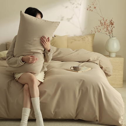 91家纺网 家纺一手货源 找家纺 （总）轩和家居 2024新款50S长绒棉磨毛单被套