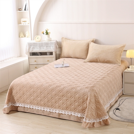 91家纺网 家纺一手货源 找家纺 （总）提花大世界 2024新款婴儿绒牛奶绒加厚夹棉单床盖