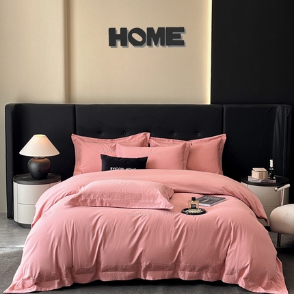 （总）安妮家居 2024新款A类云锦长绒棉全棉磨毛四件套含礼盒包装