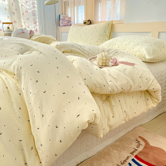 91家纺网 家纺一手货源 找家纺 星巴k家纺 2024糯糯棉A类大豆蛋白纤维加厚保暖双层纱冬被水洗棉冬被大豆被 星月