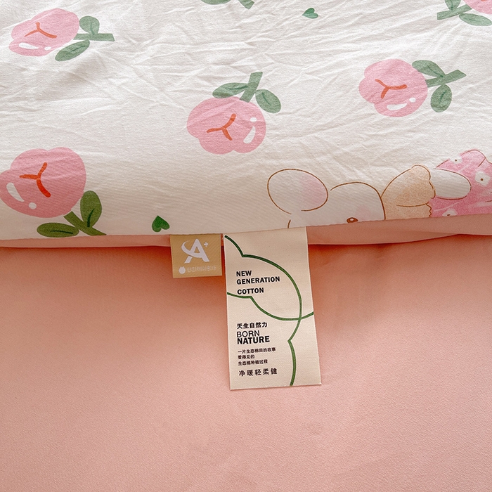 91家纺网 家纺一手货源 找家纺 魅图家纺 2025新款A类超柔云朵棉棉花被 曼塔玫瑰