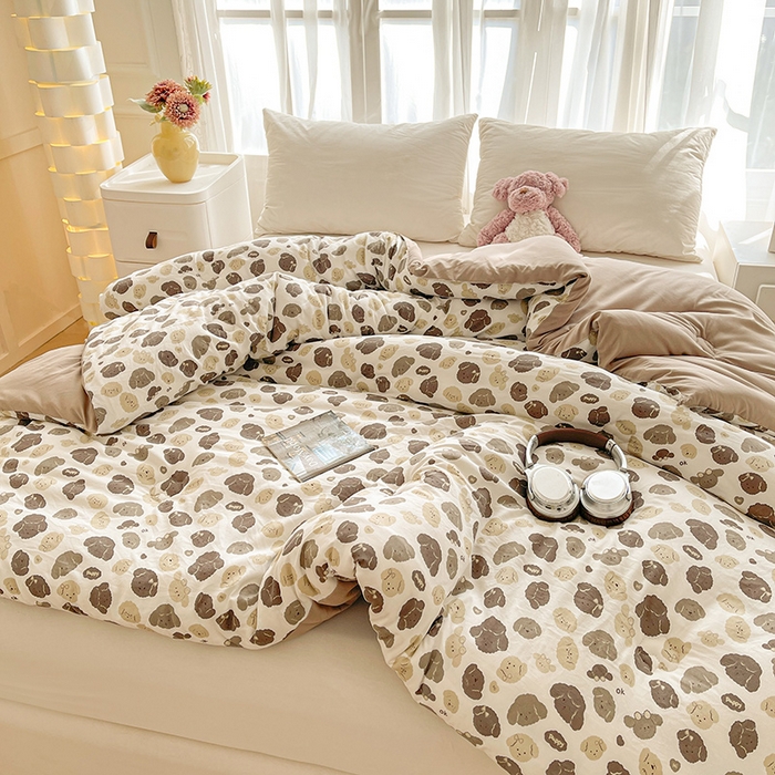 91家纺网 家纺一手货源 找家纺 魅图家纺 2025新款A类超柔云朵棉棉花被 开心小狗