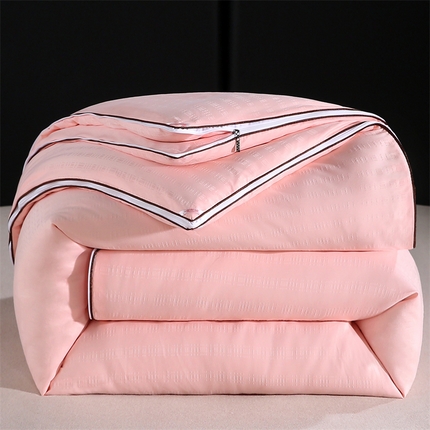 91家纺网 家纺一手货源 找家纺 （总）前程家纺 2025新款小提花被子冬被春秋被双胎被二合一子母被拉链款