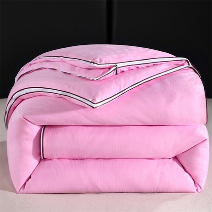 91家纺网 家纺一手货源 找家纺 （总）前程家纺 2025新款小提花被子冬被春秋被双胎被二合一子母被拉链款