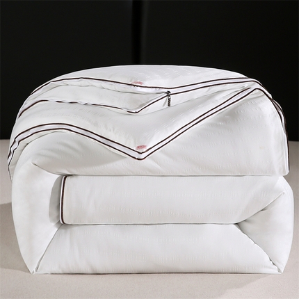 91家纺网 家纺一手货源 找家纺 （总）前程家纺 2025新款小提花被子冬被春秋被双胎被二合一子母被拉链款