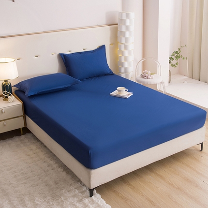 91家纺网 家纺一手货源 找家纺 （总）茗婷家纺 2025新款供跨境外贸茗婷纯色磨毛床笠现货供应外贸尺寸