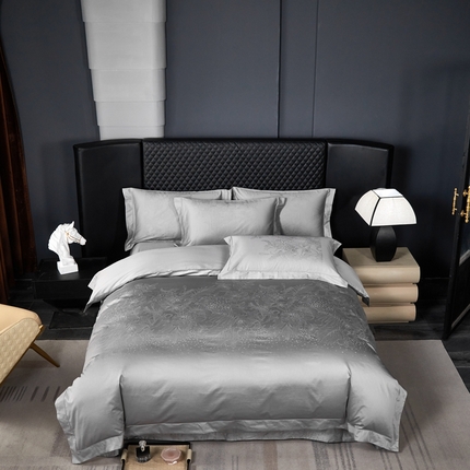 91家纺网 家纺一手货源 找家纺 （总）淳绵家居 2024新款50*50S双股长绒棉大版定位提花四件套