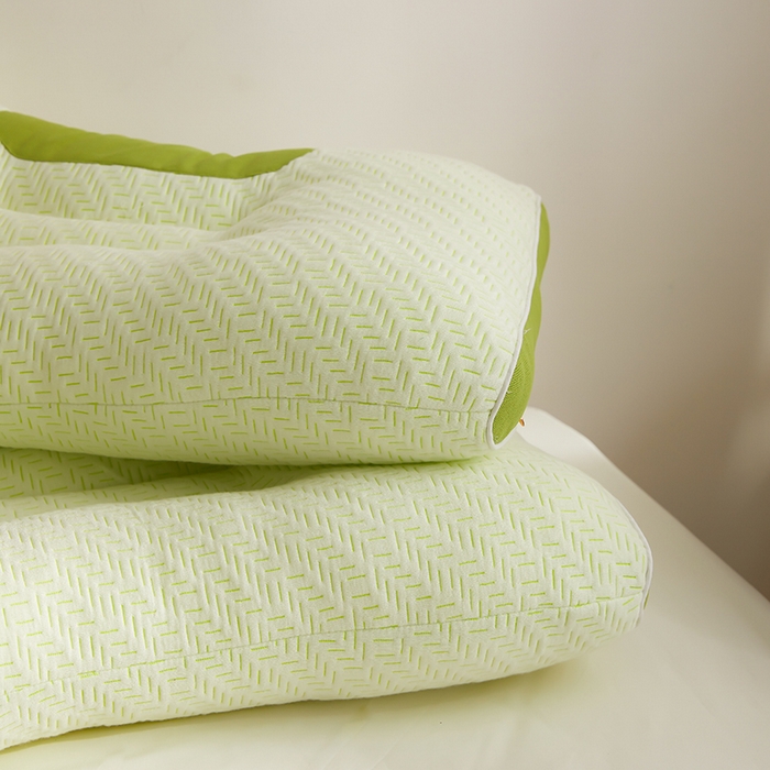 91家纺网 家纺一手货源 找家纺 （总）佳尚枕芯 2025新款针织棉SPA竹炭抑菌护颈枕牵引枕枕头枕芯48x74cm