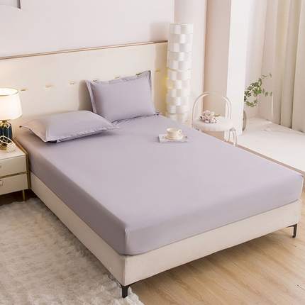 91家纺网 家纺一手货源 找家纺 （总）茗婷家纺 2025新款供跨境外贸茗婷纯色磨毛床笠现货供应外贸尺寸