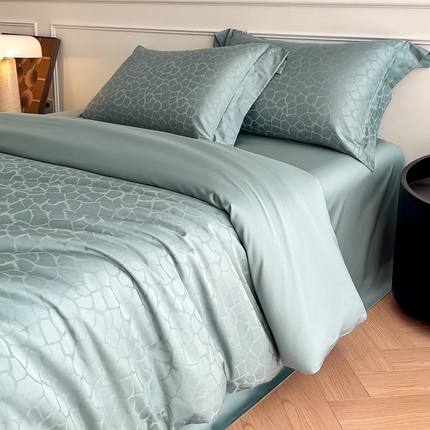 安莱生活 2024新款100s全棉提花简约四件套 赫罗