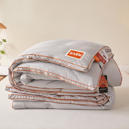 91家纺网 家纺一手货源 找家纺 （总）米洛贝伊 2025新款舒肤棉提花熔岩暖暖被大豆被冬被