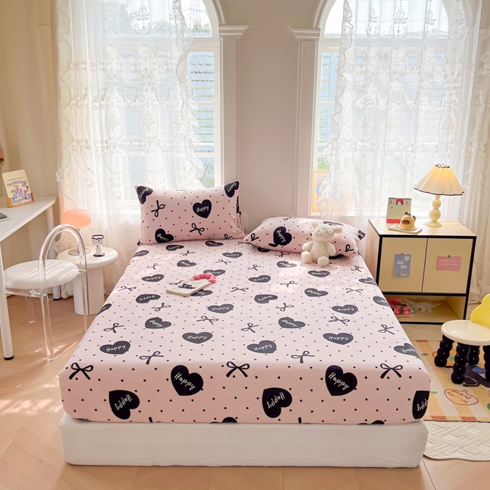 91家纺网 家纺一手货源 找家纺 吉象家纺 2024新款牛奶绒卡通印花单床笠 苏沫