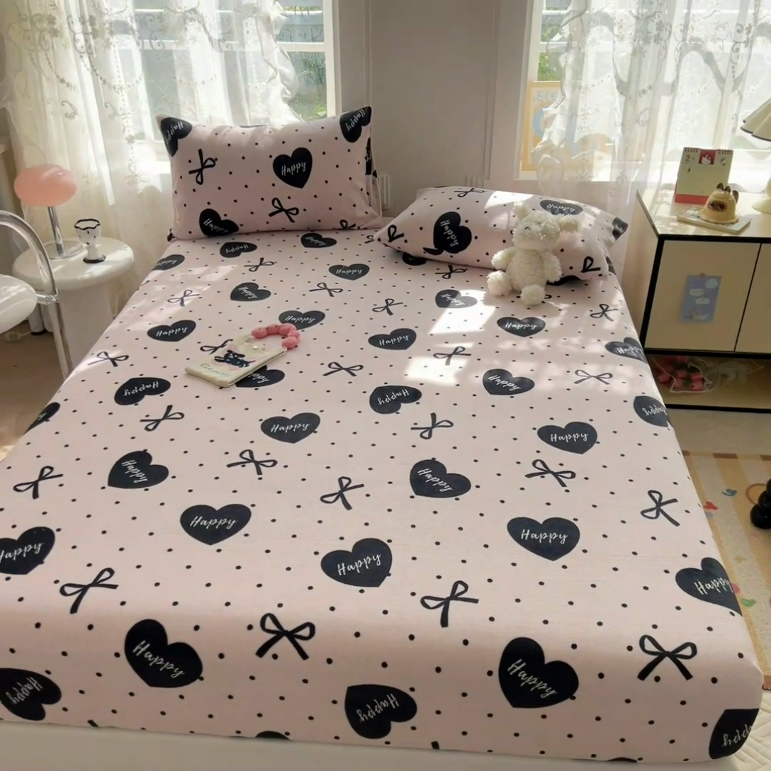 91家纺网 家纺一手货源 找家纺 吉象家纺 2024新款牛奶绒卡通印花单床笠 苏沫