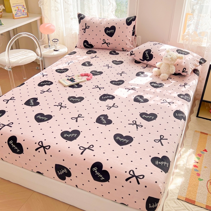 91家纺网 家纺一手货源 找家纺 吉象家纺 2024新款牛奶绒卡通印花单床笠 苏沫