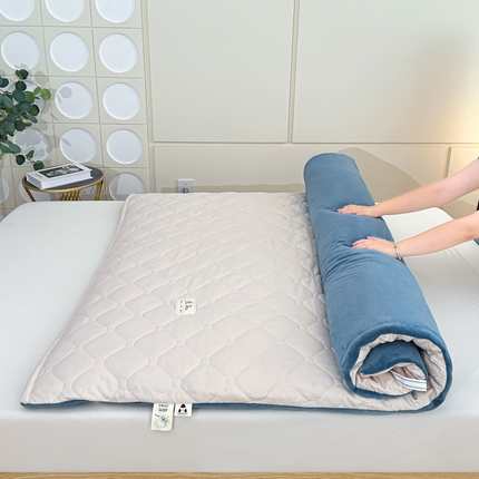 91家纺网 家纺一手货源 找家纺 （总）魅图家纺 2025新款秋冬两用可拆洗棉花床垫