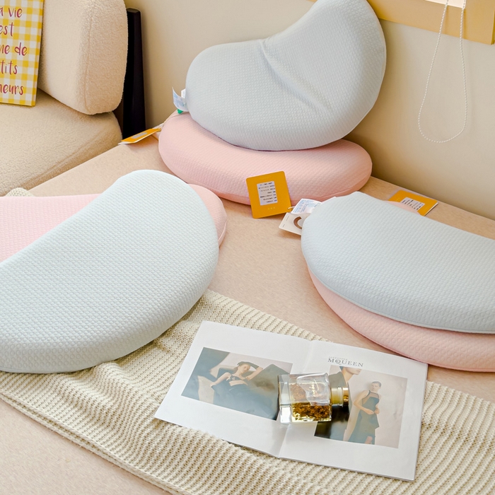 91家纺网 家纺一手货源 找家纺 （总）伟邦枕芯 2024新款针织月牙水洗硅胶枕