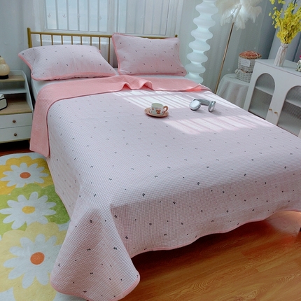 91家纺网 家纺一手货源 找家纺 （总）2024新款棉加绒双面两用四季款床盖三件套