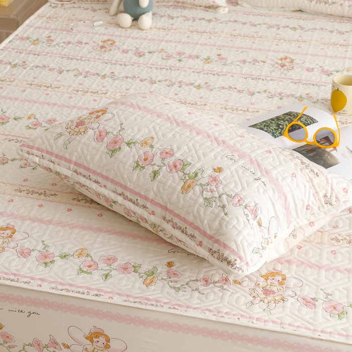 91家纺网 家纺一手货源 找家纺 2024新款全棉夹棉枕套-印花类 可韵