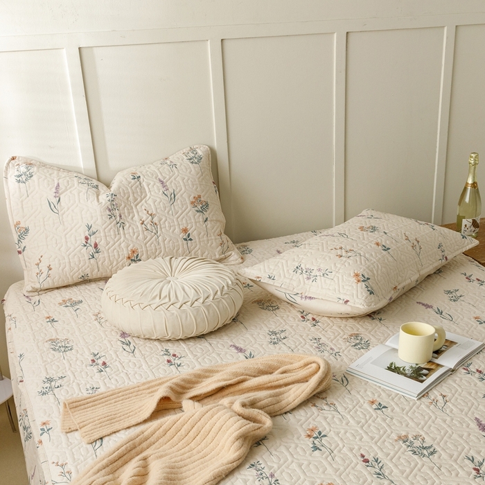 91家纺网 家纺一手货源 找家纺 2024新款全棉夹棉枕套-印花类 四季予你