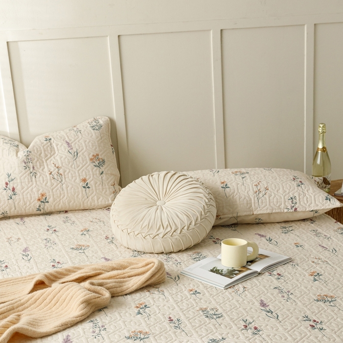 91家纺网 家纺一手货源 找家纺 2024新款全棉夹棉枕套-印花类 四季予你