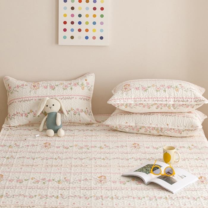 91家纺网 家纺一手货源 找家纺 2024新款全棉夹棉枕套-印花类 可韵