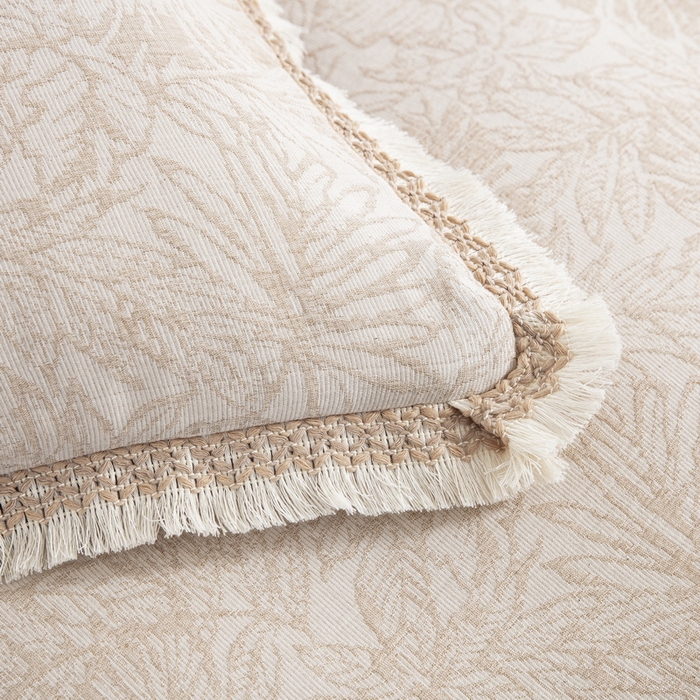 91家纺网 家纺一手货源 找家纺 （总）鲁爱 2025新款全棉三层纱流苏款四件套