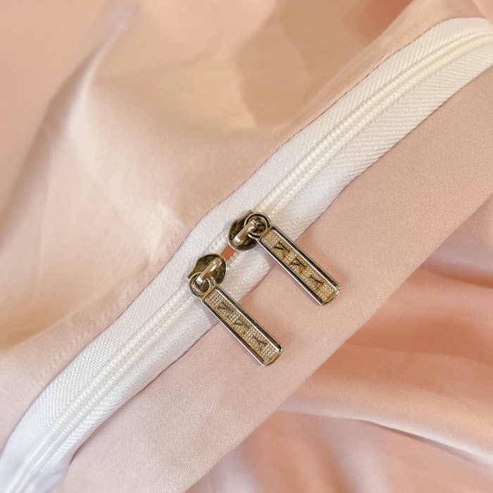 91家纺网 家纺一手货源 找家纺 2024新款拼接浮雕刺绣全棉纯棉加厚陶瓷生态磨毛四件套-茱莉叶 粉色