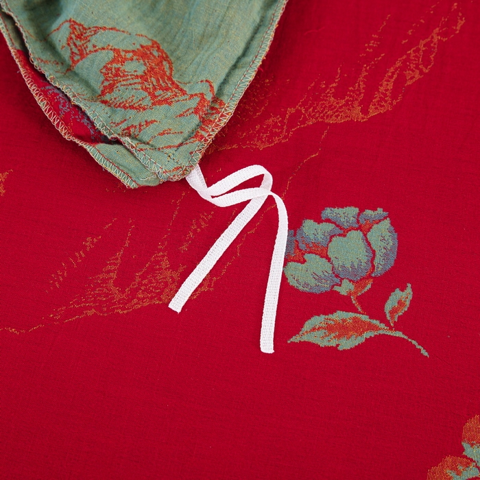 91家纺网 家纺一手货源 找家纺 （总）鲁爱 2025新款大版色织提花全棉双层纱四件套