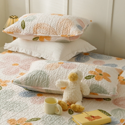 91家纺网 家纺一手货源 找家纺 2024新款全棉夹棉枕套-印花类 秋洛