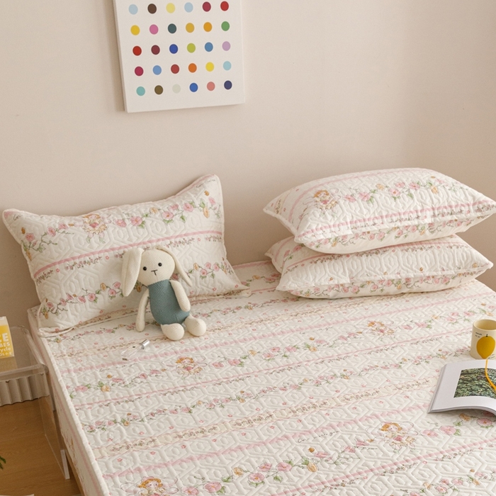 91家纺网 家纺一手货源 找家纺 2024新款全棉夹棉枕套-印花类 可韵