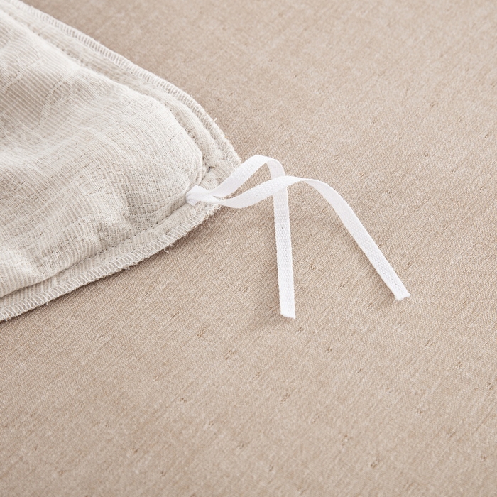 91家纺网 家纺一手货源 找家纺 （总）鲁爱 2025新款全棉三层纱流苏款四件套