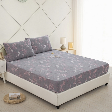 91家纺网 家纺一手货源 找家纺 （总）鲁爱 2025新款色织提花全棉双层纱床笠（正反两用）