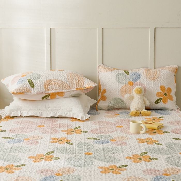 91家纺网 家纺一手货源 找家纺 2024新款全棉夹棉枕套-印花类 秋洛