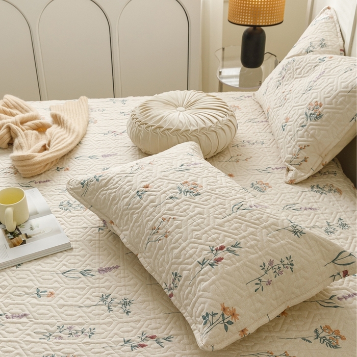 91家纺网 家纺一手货源 找家纺 2024新款全棉夹棉枕套-印花类 四季予你