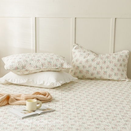 2024新款全棉夹棉枕套-印花类 少女心