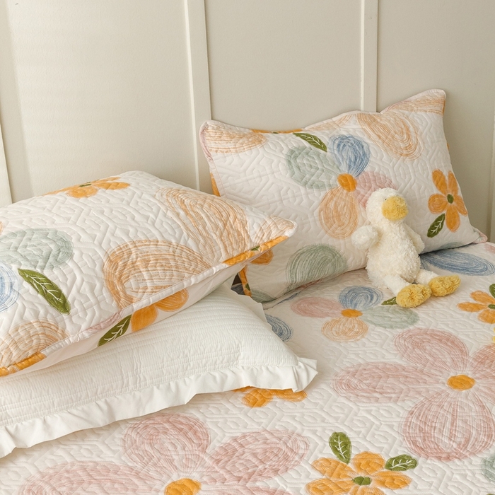 91家纺网 家纺一手货源 找家纺 2024新款全棉夹棉枕套-印花类 秋洛