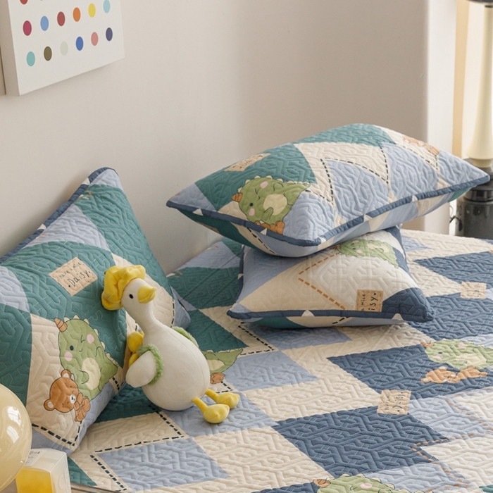 91家纺网 家纺一手货源 找家纺 2024新款全棉夹棉枕套-印花类 淘淘龙